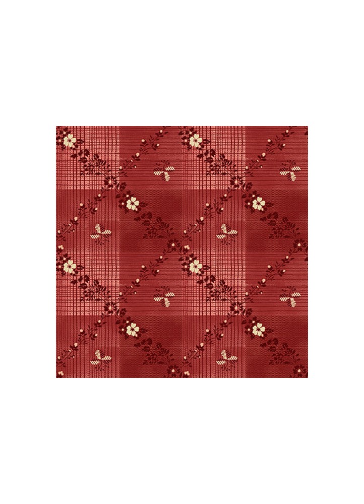 Bucklebury Chintz - red - geometrics
