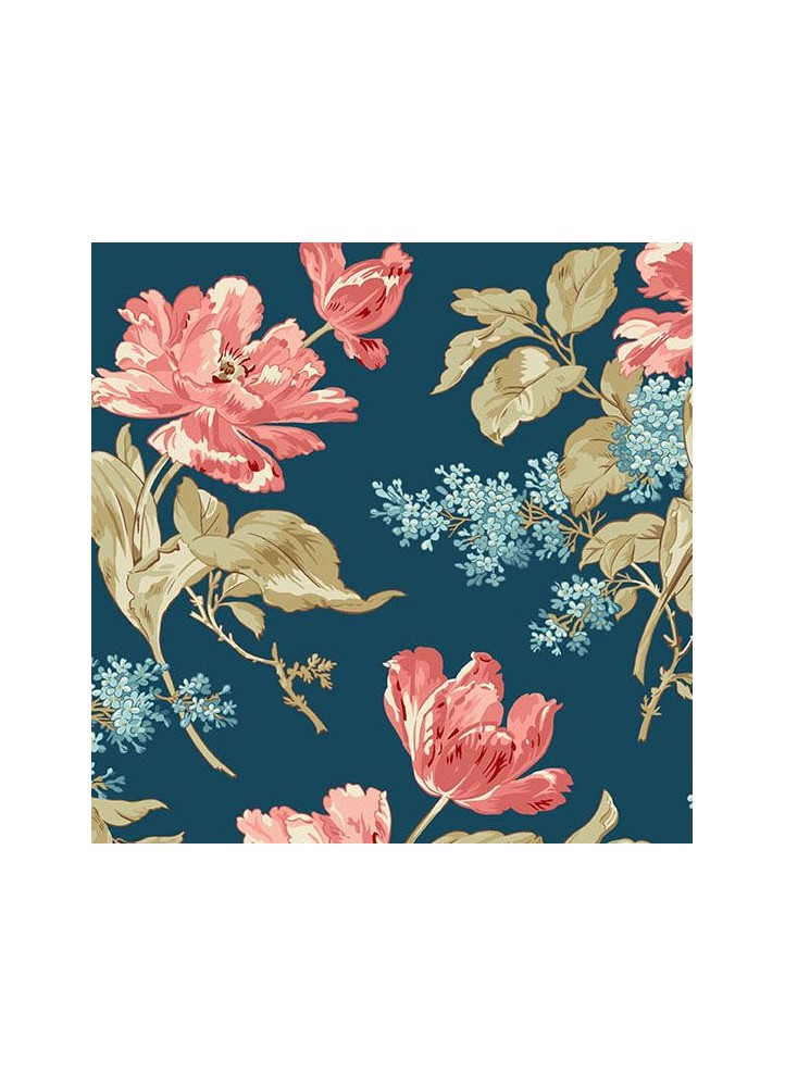 Lighthouse - Front Porch Bouquet navy