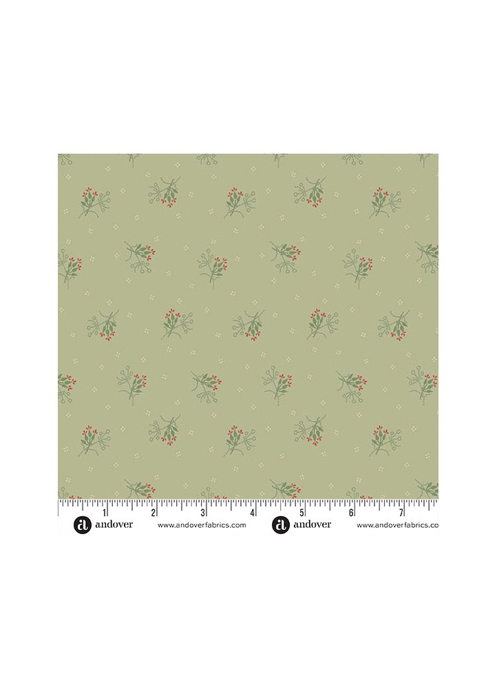 10179G-Autumn Bouquet - Nosegay Green