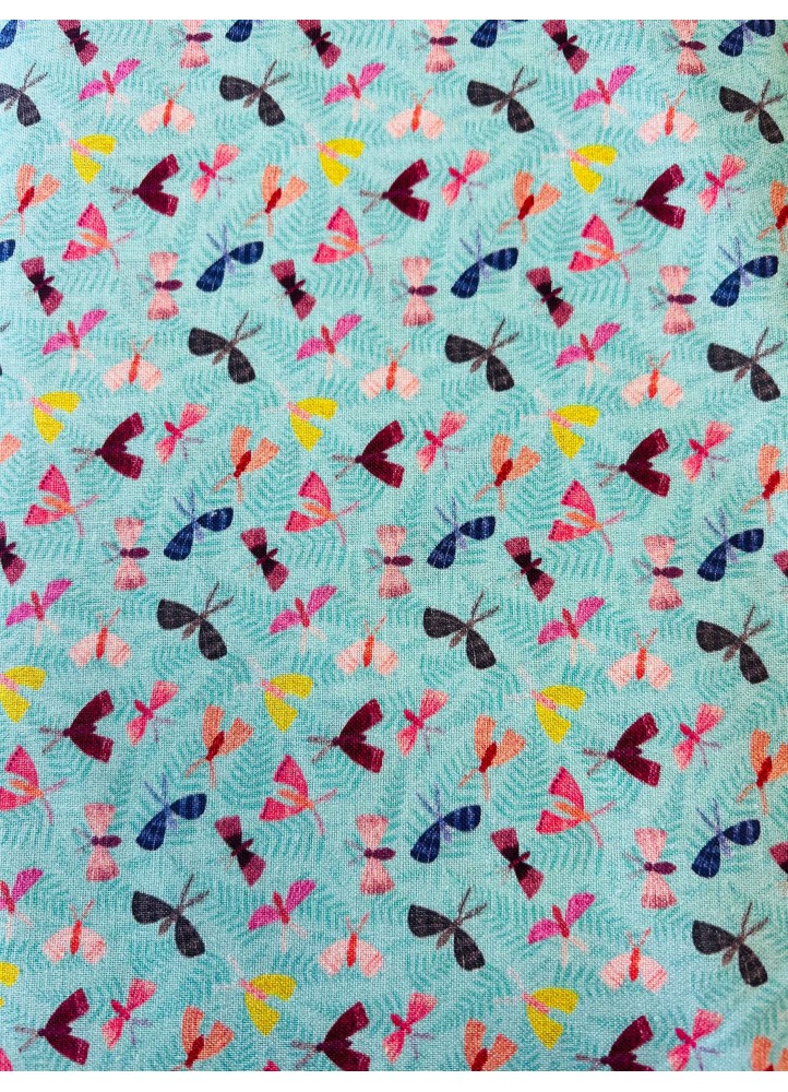 Tissu Libellule