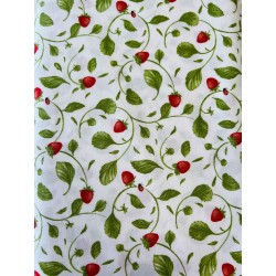 Tissu fraise