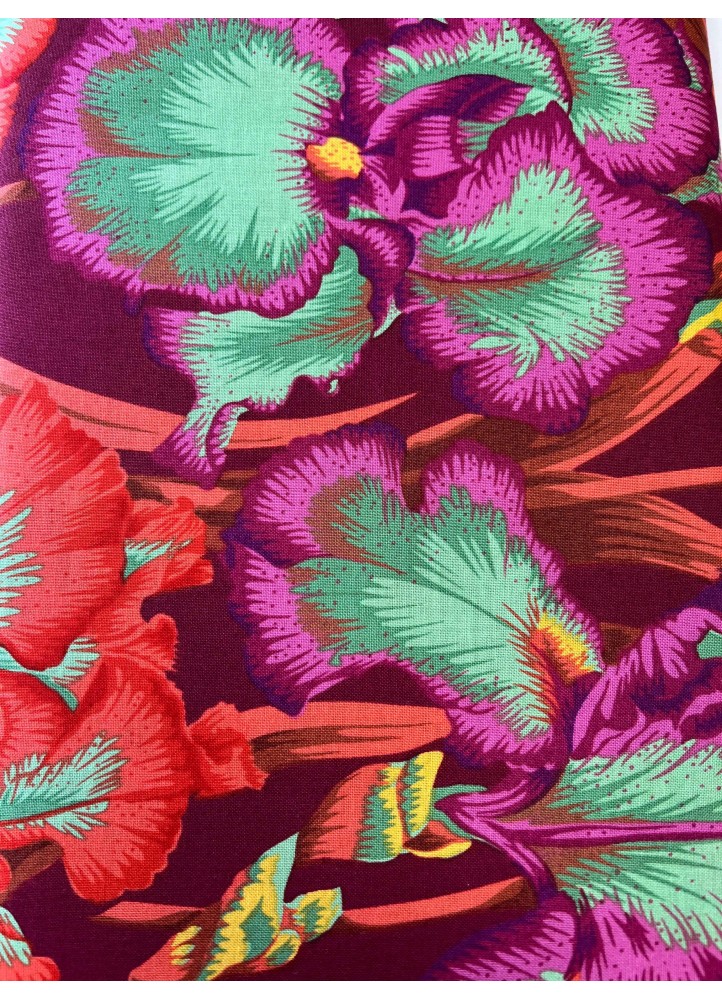 Kaffe Fassett fleurs violettes