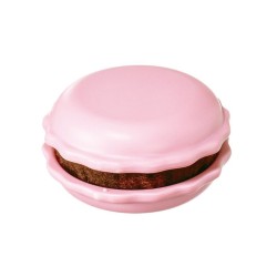 Macaron aiguiseur d´aiguilles et porte aiguilles - Framboise