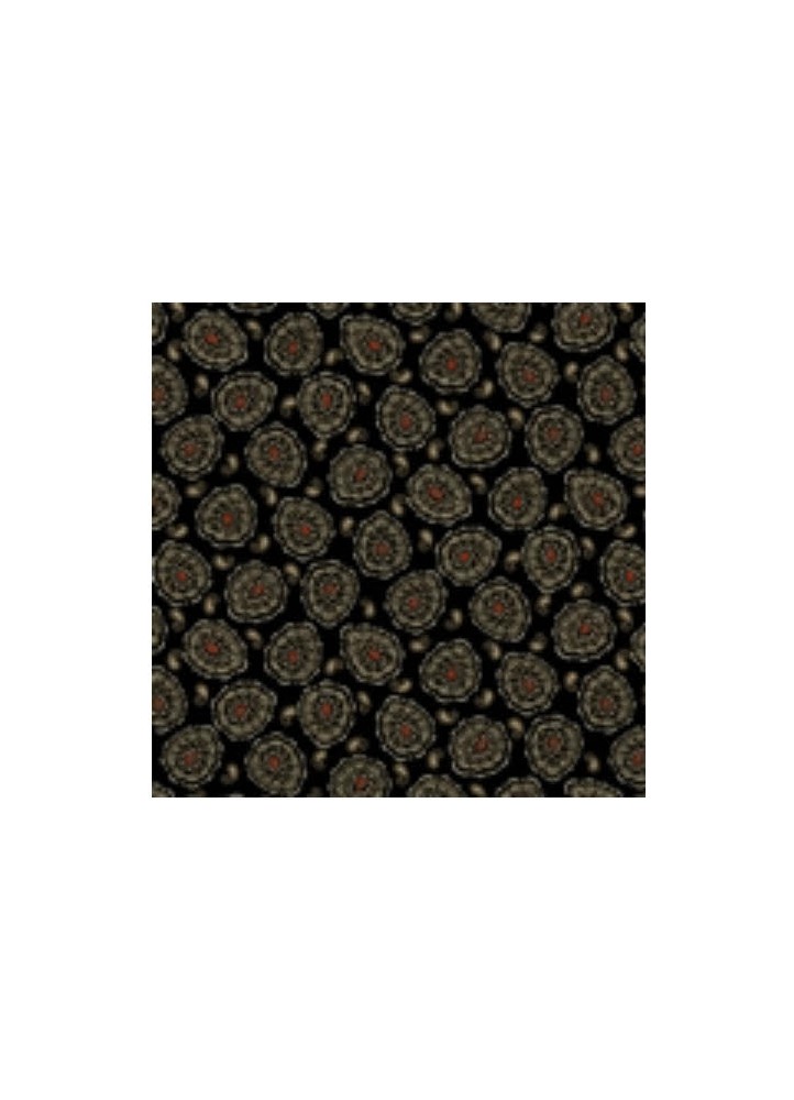 Black Plump Paisley